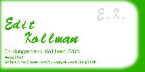 edit kollman business card